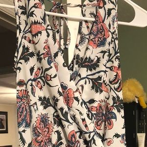 Flower Whitney romper new with tags.